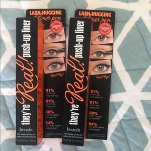 2 Benefit Black Push-Up Eyeliners NEW